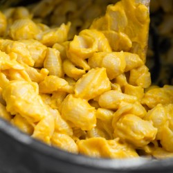 veganmacandcheesesquare 1886 250x250 Smoky Butternut Squash Sauce with Pasta and Greens